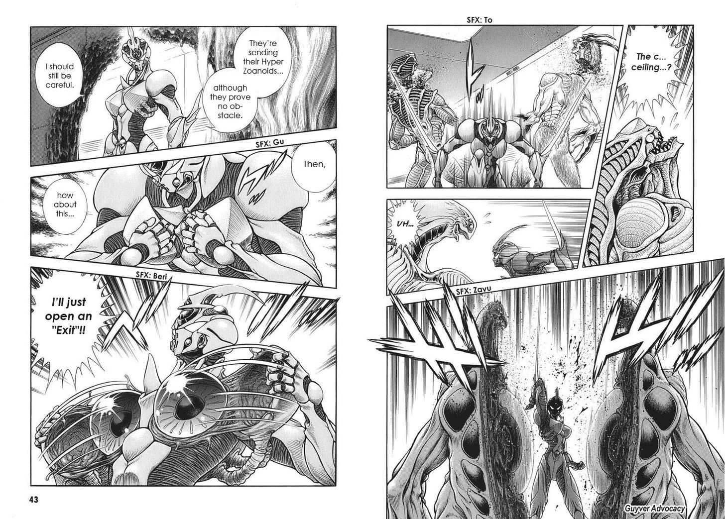 Guyver Chapter 162 page 8 - Chapter 162 : Furious Attack! Female Guyver!