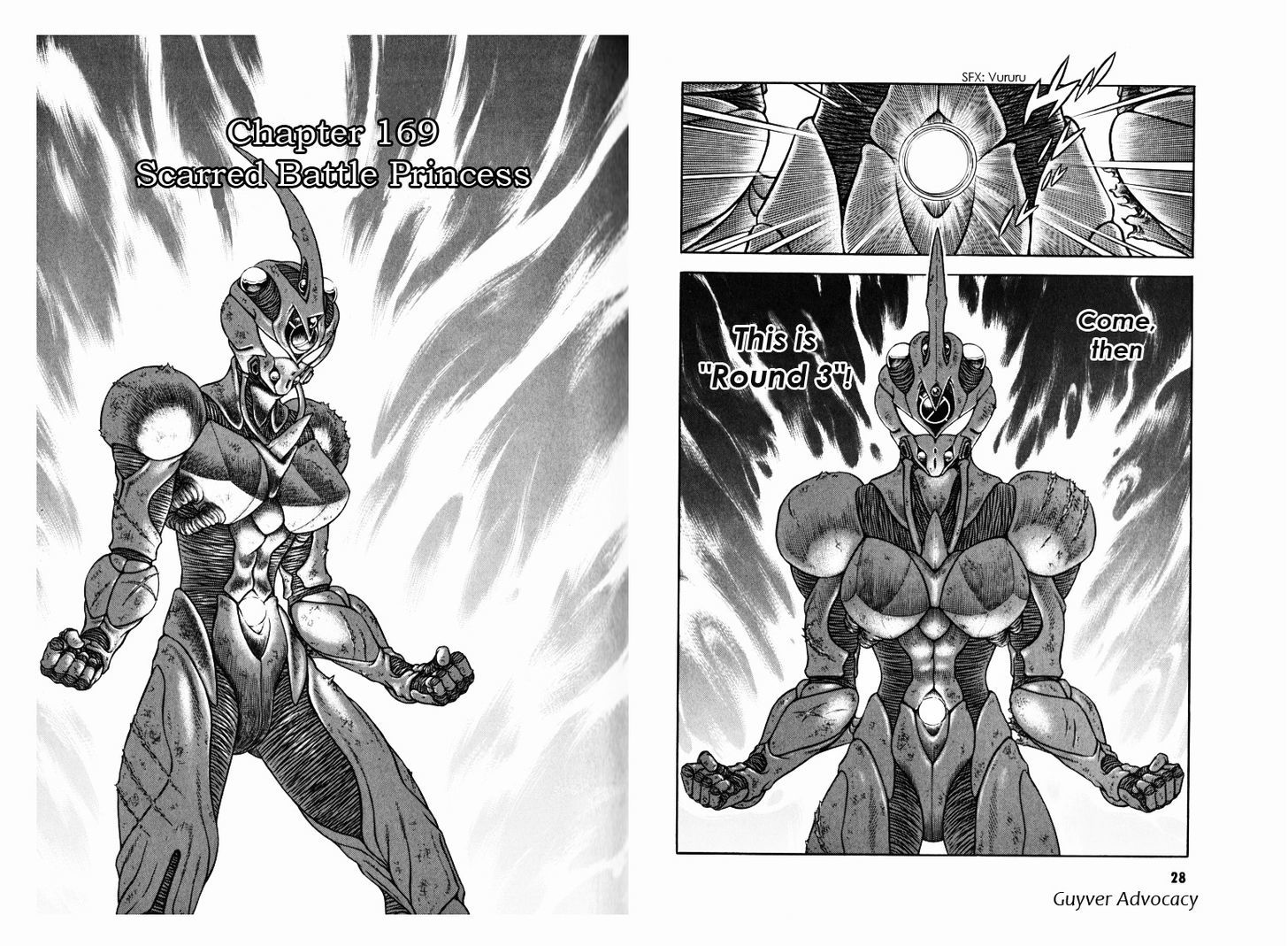 Guyver Chapter 169 page 1 - Chapter 169 : Scarred Battle Princess