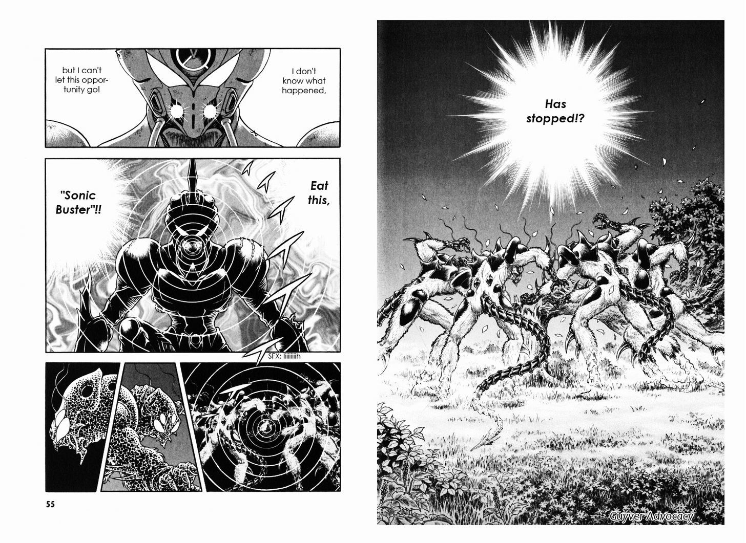 Guyver Chapter 169 page 14 - Chapter 169 : Scarred Battle Princess