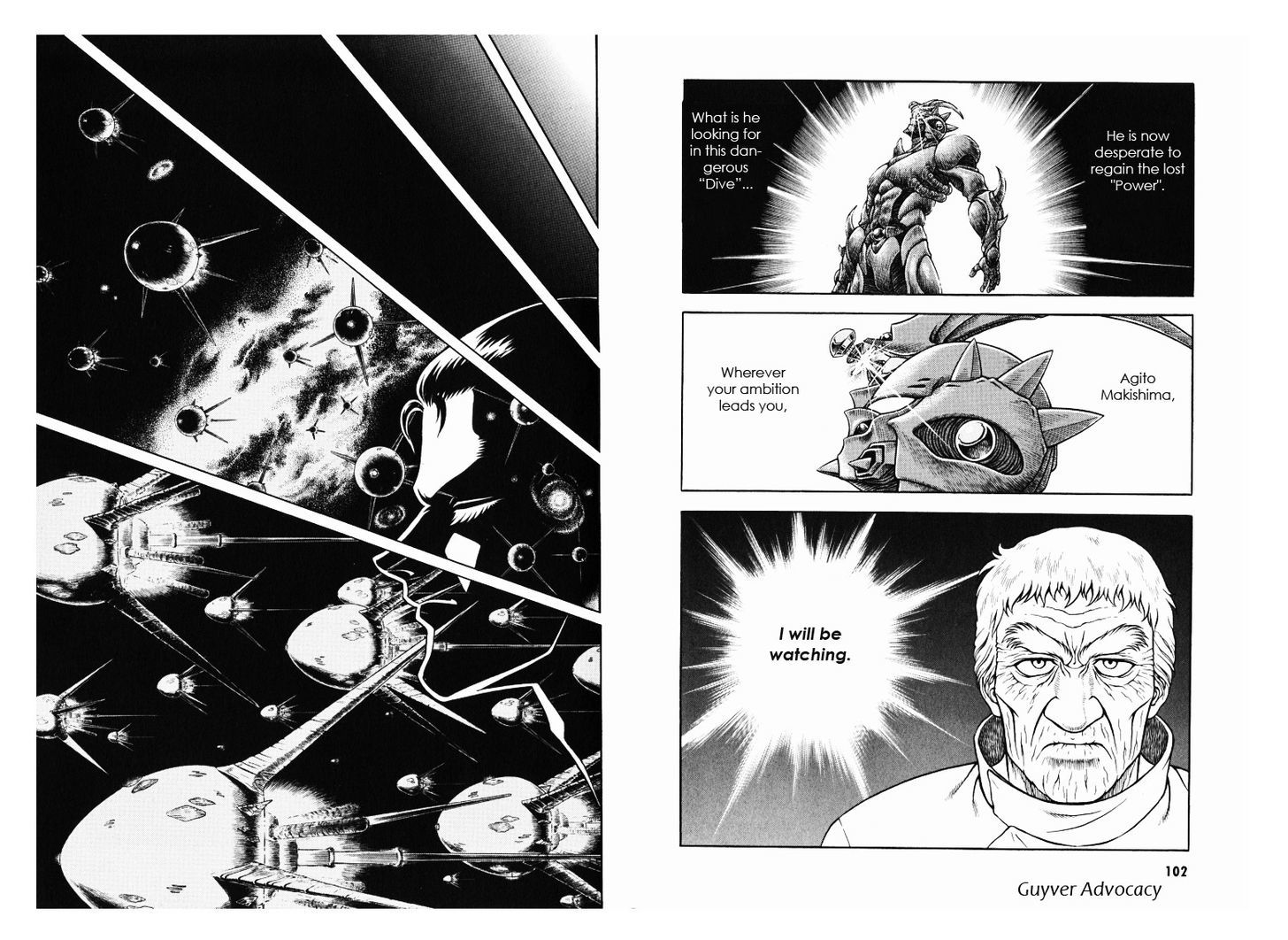 Guyver Chapter 171 page 12 - Chapter 171 : Memory of White Blaze