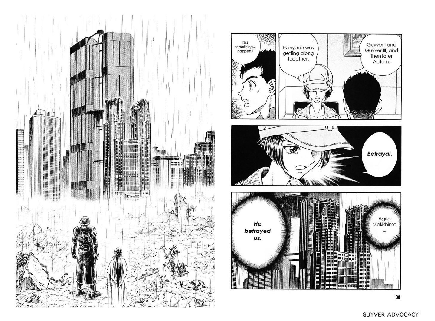 Guyver Chapter 174 page 20 - Chapter 174 : Coming Together of Shadows