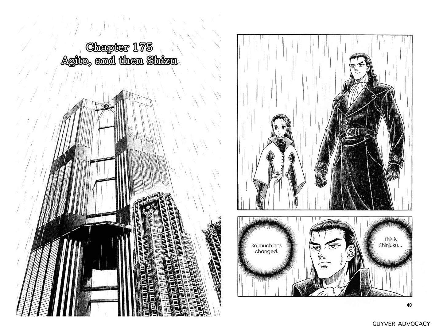 Guyver Chapter 175 page 1 - Chapter 175 : Agito, and then Shizu