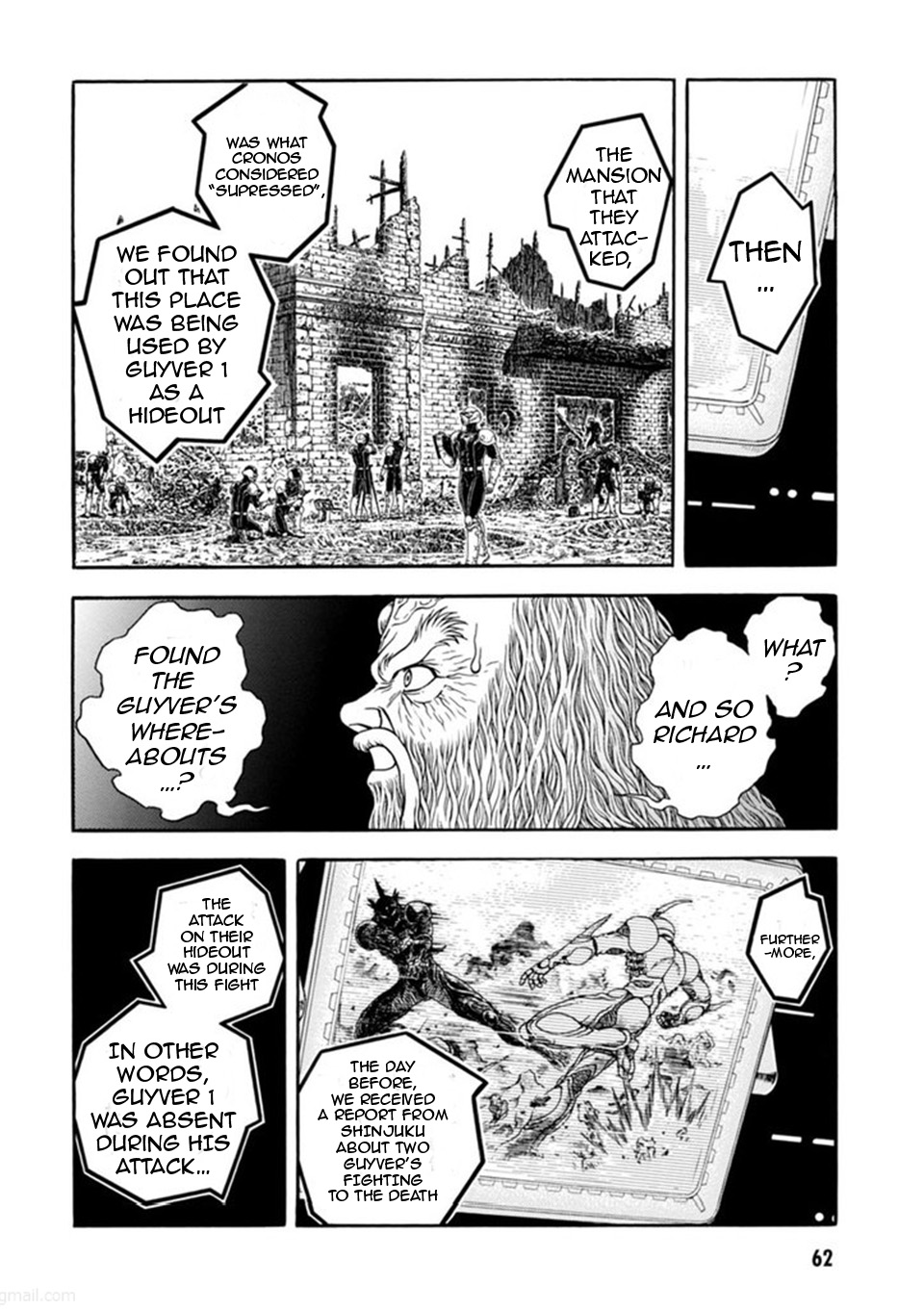 Guyver Chapter 186 page 12 - Chapter 186 v3 : Infiltrating Cloud Gate