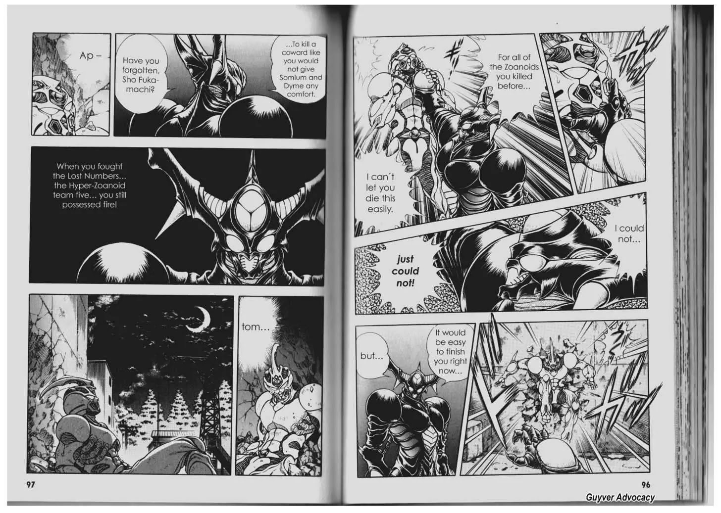 Guyver Chapter 83 page 11 - Chapter 83: Attack on Chronos Headquarters
