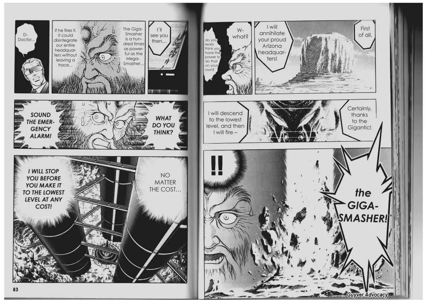 Guyver Chapter 83 page 4 - Chapter 83: Attack on Chronos Headquarters