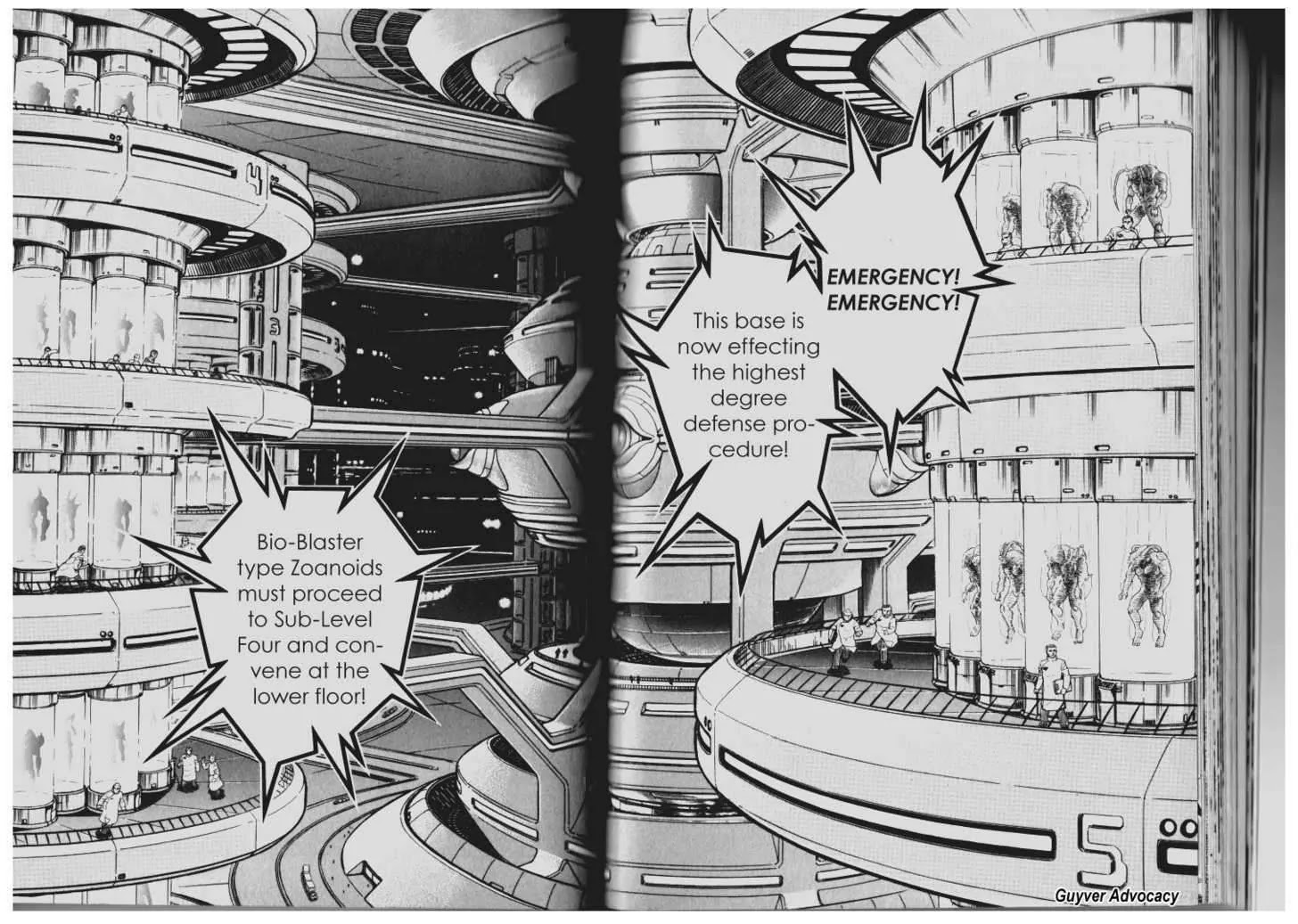 Guyver Chapter 83 page 5 - Chapter 83: Attack on Chronos Headquarters