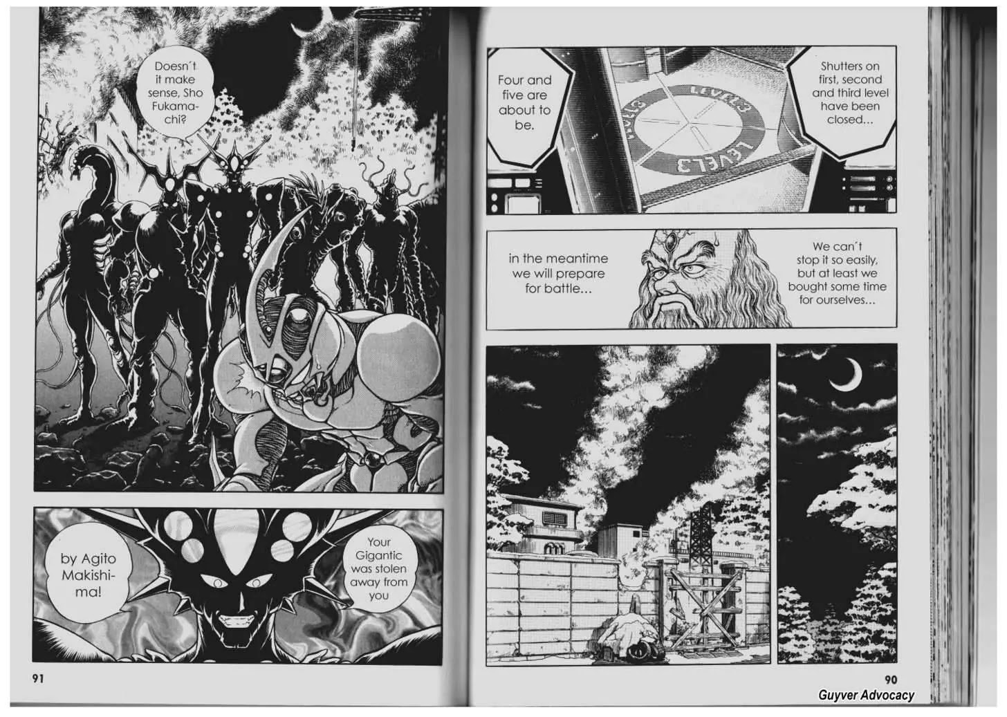 Guyver Chapter 83 page 8 - Chapter 83: Attack on Chronos Headquarters