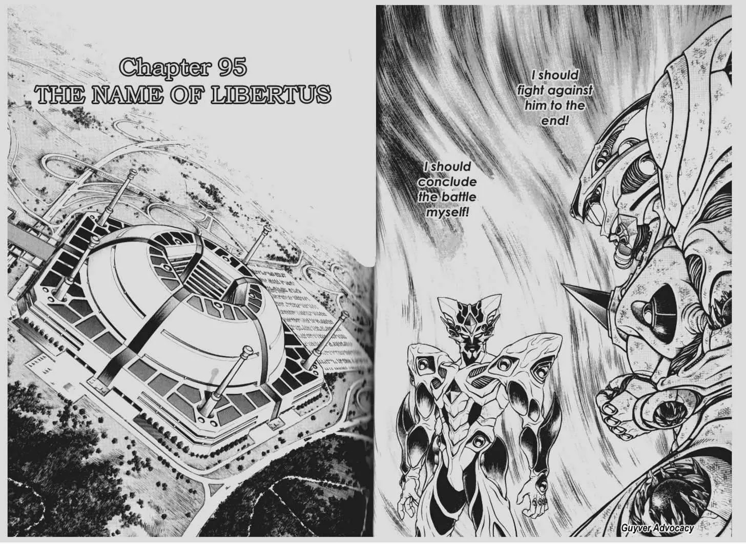 Guyver Chapter 95 page 1 - Chapter 95: The Name of Libertus