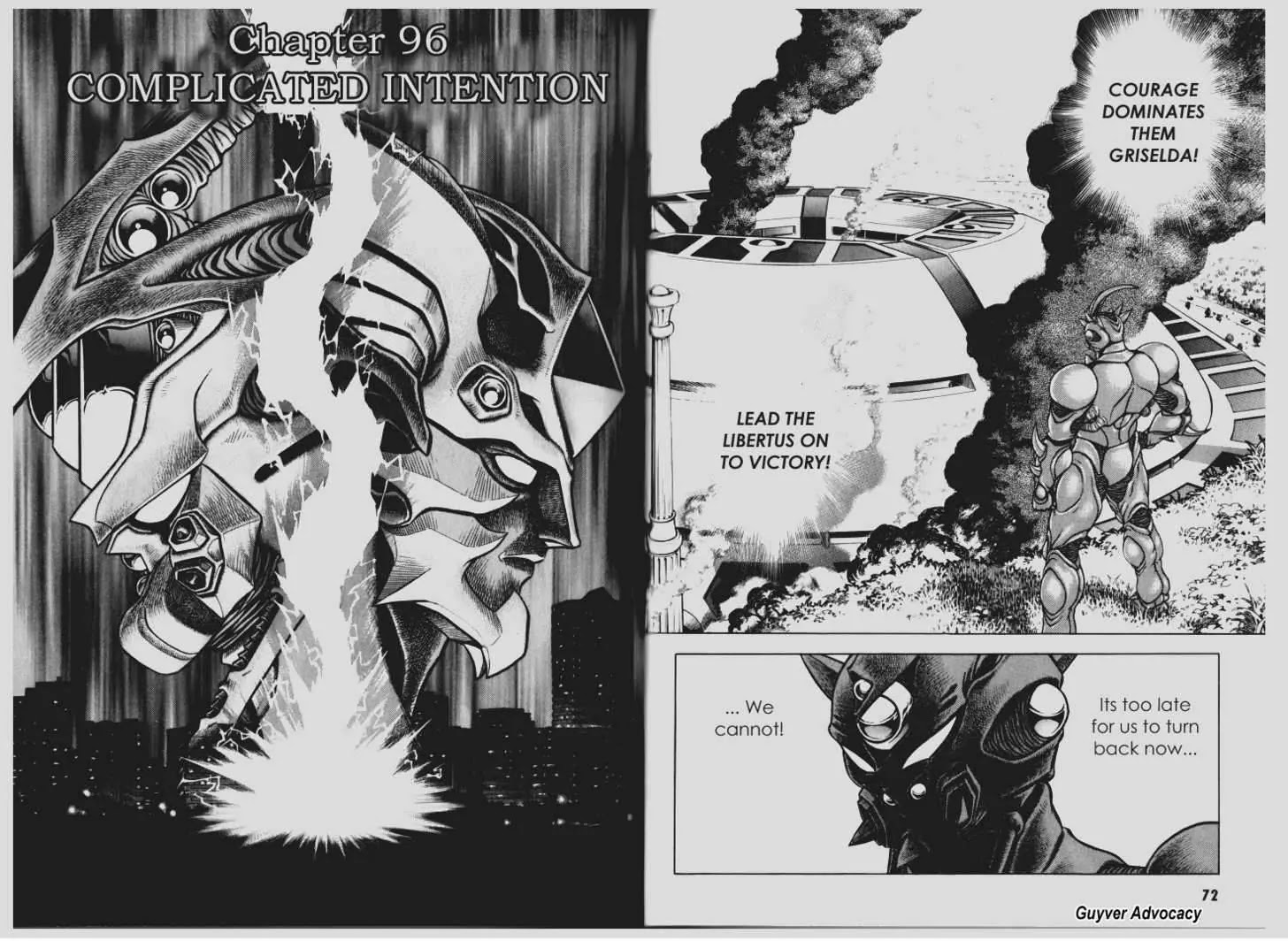 Guyver Chapter 96 page 1 - Chapter 96: Complicated Intention