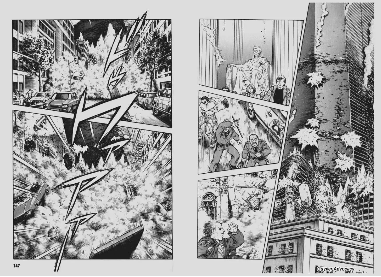 Guyver Chapter 98 page 9 - Chapter 98: Earthquake at Washington DC