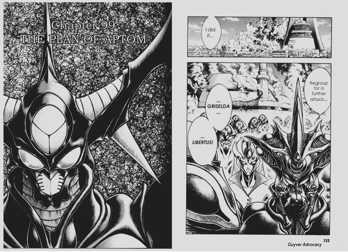 Guyver Chapter 99 page 1 - Chapter 99: The Plan of Aptom