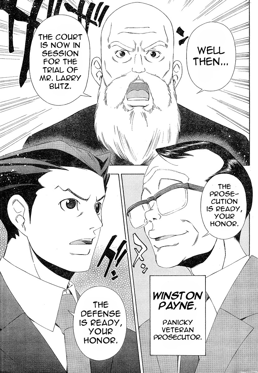 Gyakuten Saiban Chapter 1.1 page 14 - Vol.1 Chapter 1: Turnabout with the Wind