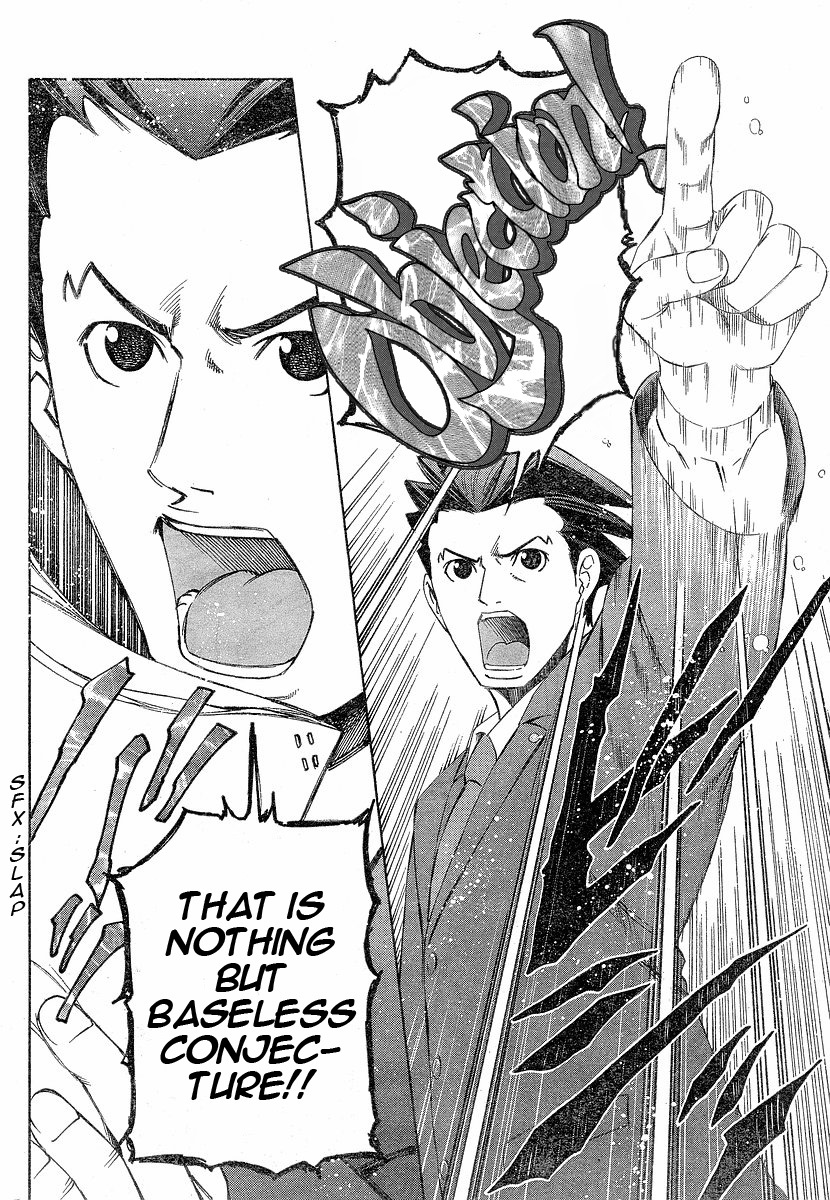 Gyakuten Saiban Chapter 1.1 page 23 - Vol.1 Chapter 1: Turnabout with the Wind
