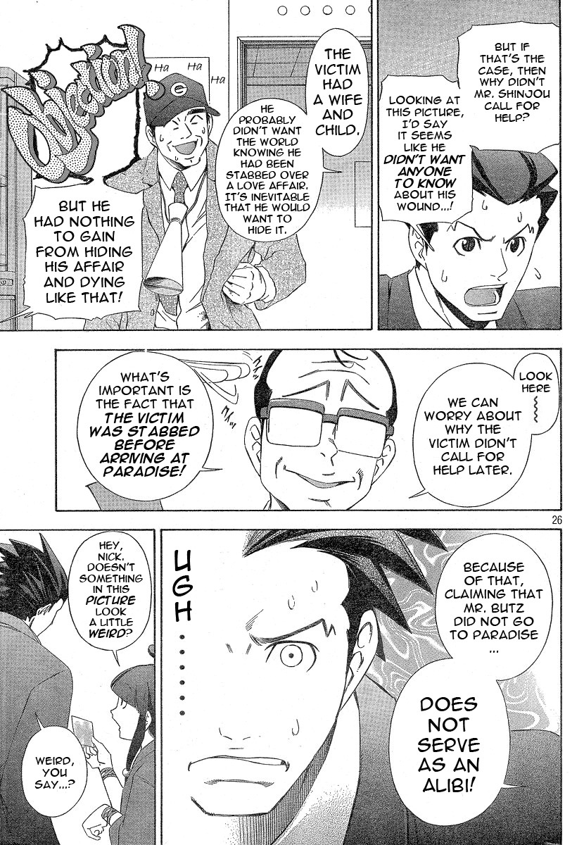 Gyakuten Saiban Chapter 1.1 page 26 - Vol.1 Chapter 1: Turnabout with the Wind