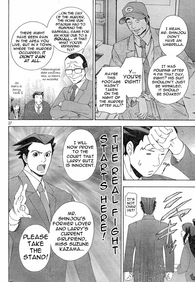 Gyakuten Saiban Chapter 1.1 page 27 - Vol.1 Chapter 1: Turnabout with the Wind
