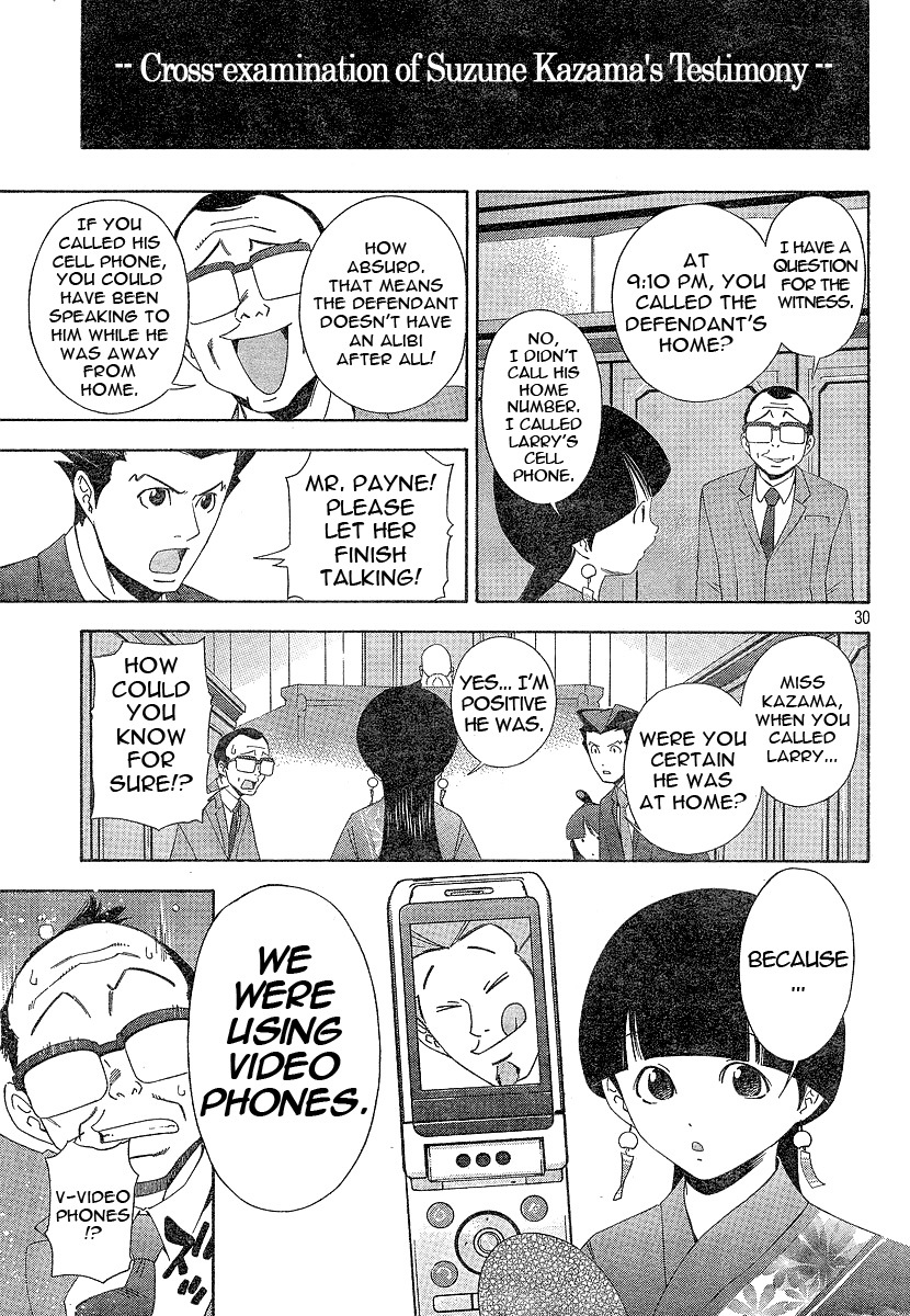 Gyakuten Saiban Chapter 1.1 page 30 - Vol.1 Chapter 1: Turnabout with the Wind