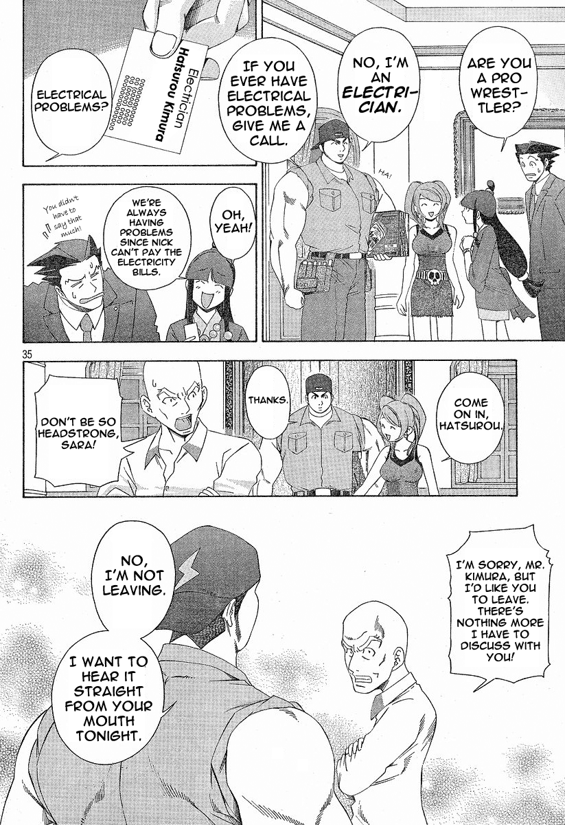 Gyakuten Saiban Chapter 1.2 page 34 - Vol.1 Chapter 2: Turnabout Gallows ①