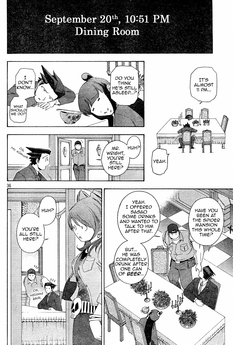 Gyakuten Saiban Chapter 1.3 page 35 - Vol.1 Chapter 3: Turnabout Gallows ②
