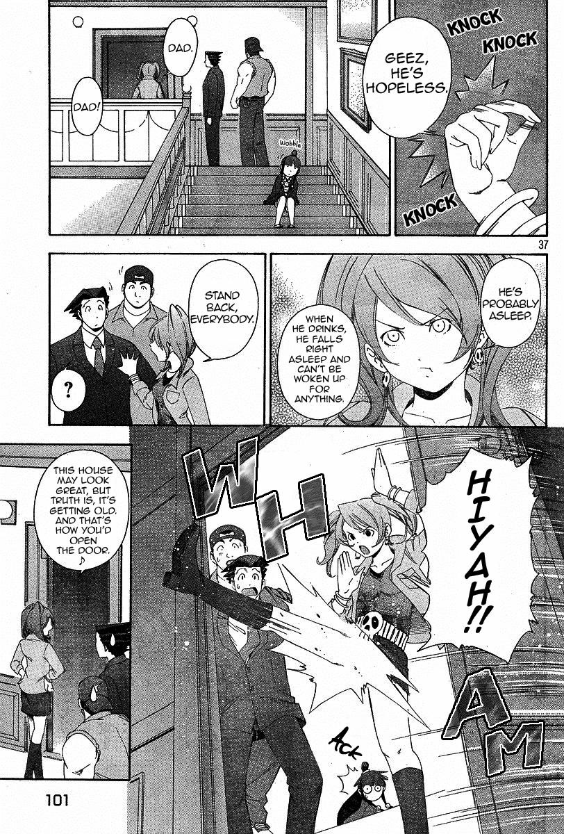 Gyakuten Saiban Chapter 1.3 page 36 - Vol.1 Chapter 3: Turnabout Gallows ②