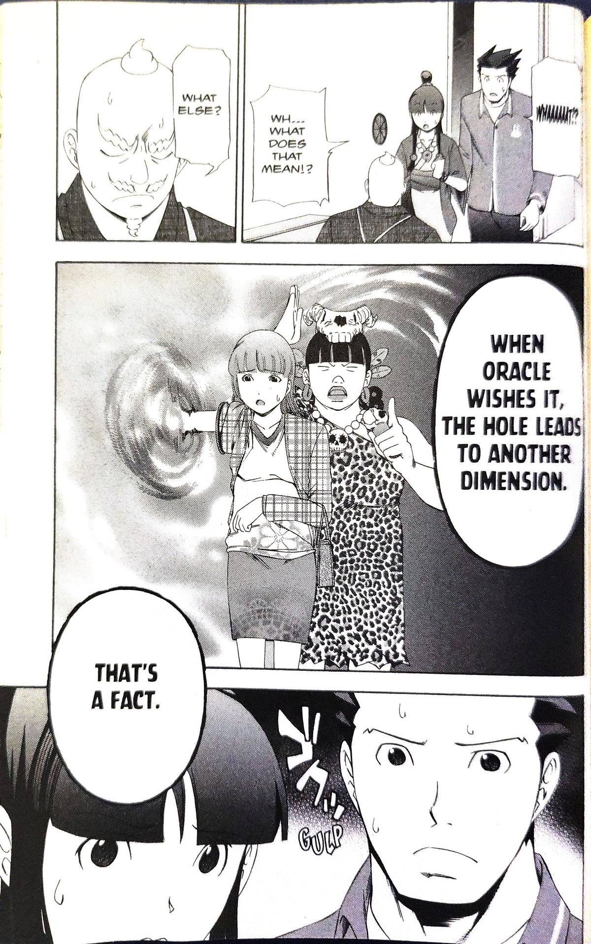 Gyakuten Saiban Chapter 3.8 page 34 - Vol.3 Chapter 8: Turnabout prophecy (2)