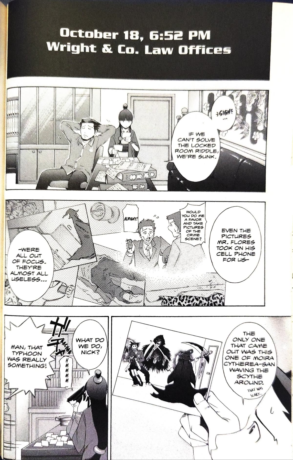 Gyakuten Saiban Chapter 3.8 page 35 - Vol.3 Chapter 8: Turnabout prophecy (2)