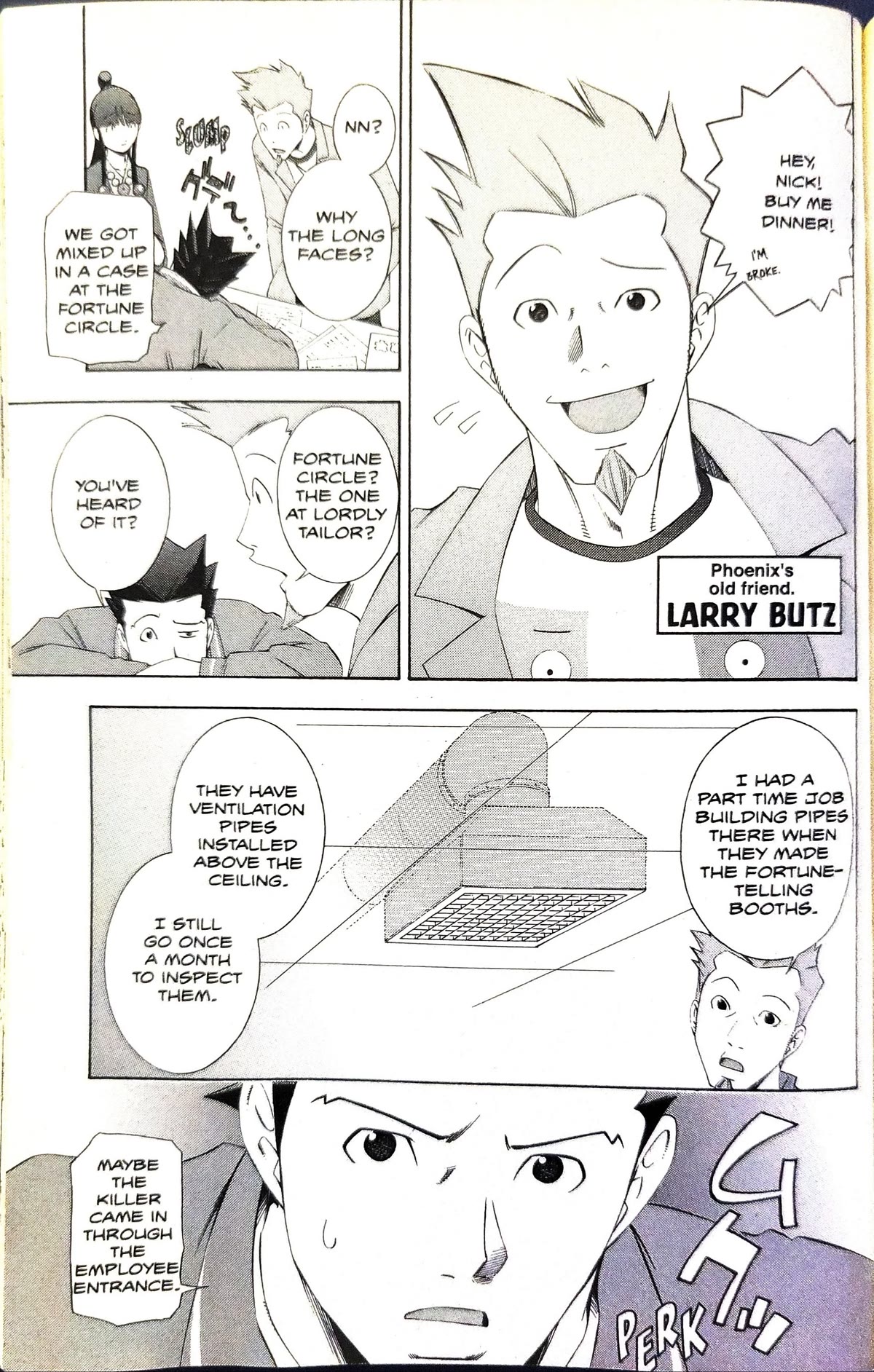 Gyakuten Saiban Chapter 3.8 page 36 - Vol.3 Chapter 8: Turnabout prophecy (2)