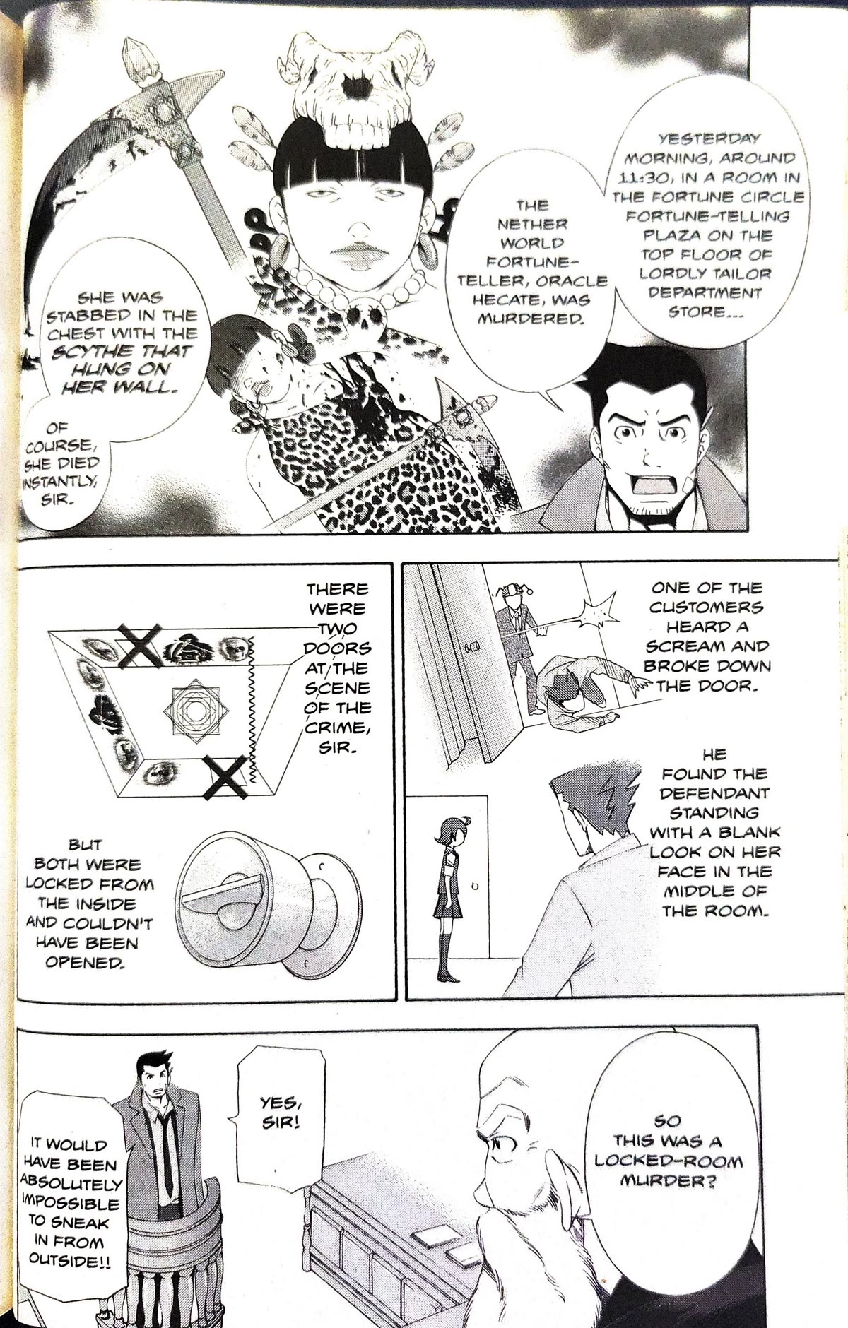 Gyakuten Saiban Chapter 3.8 page 41 - Vol.3 Chapter 8: Turnabout prophecy (2)