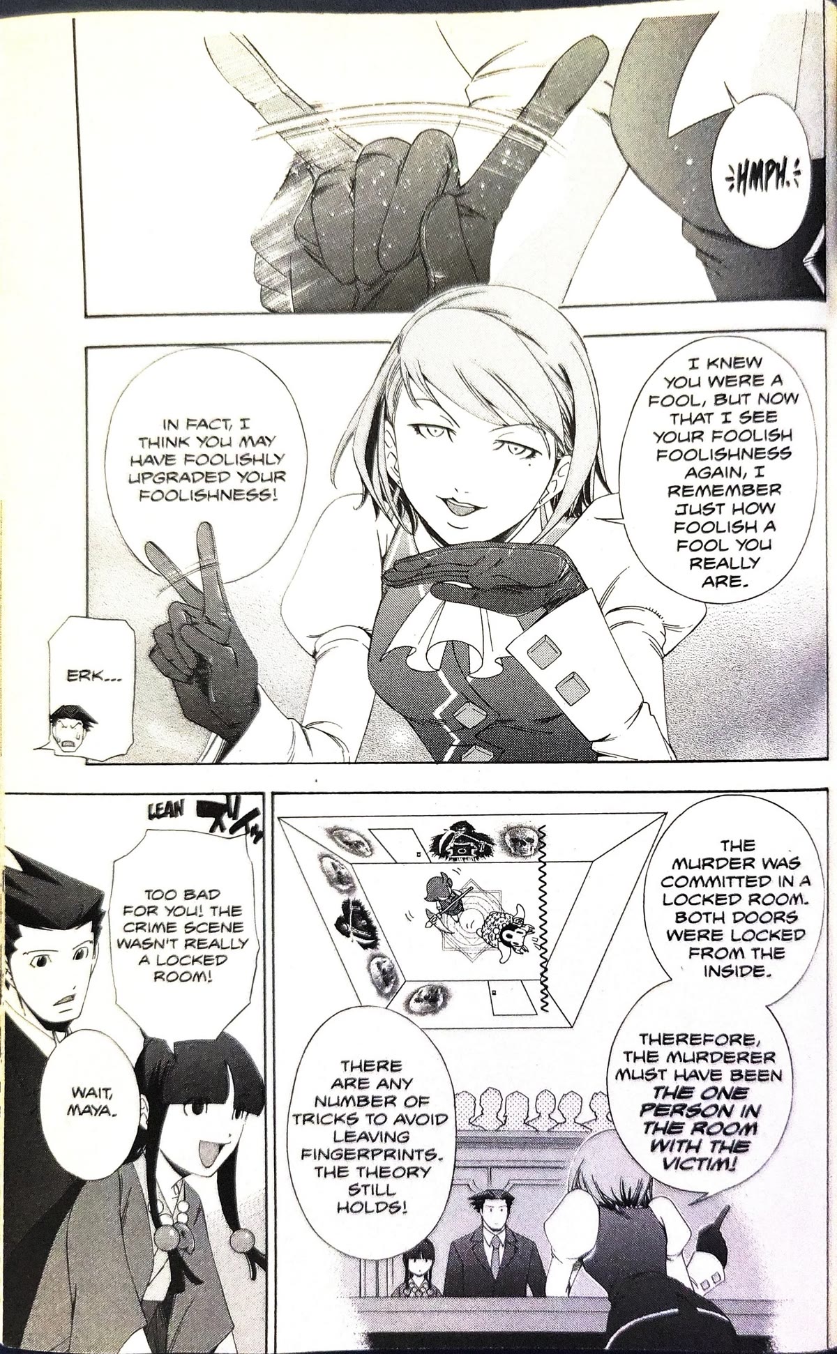 Gyakuten Saiban Chapter 3.8 page 46 - Vol.3 Chapter 8: Turnabout prophecy (2)