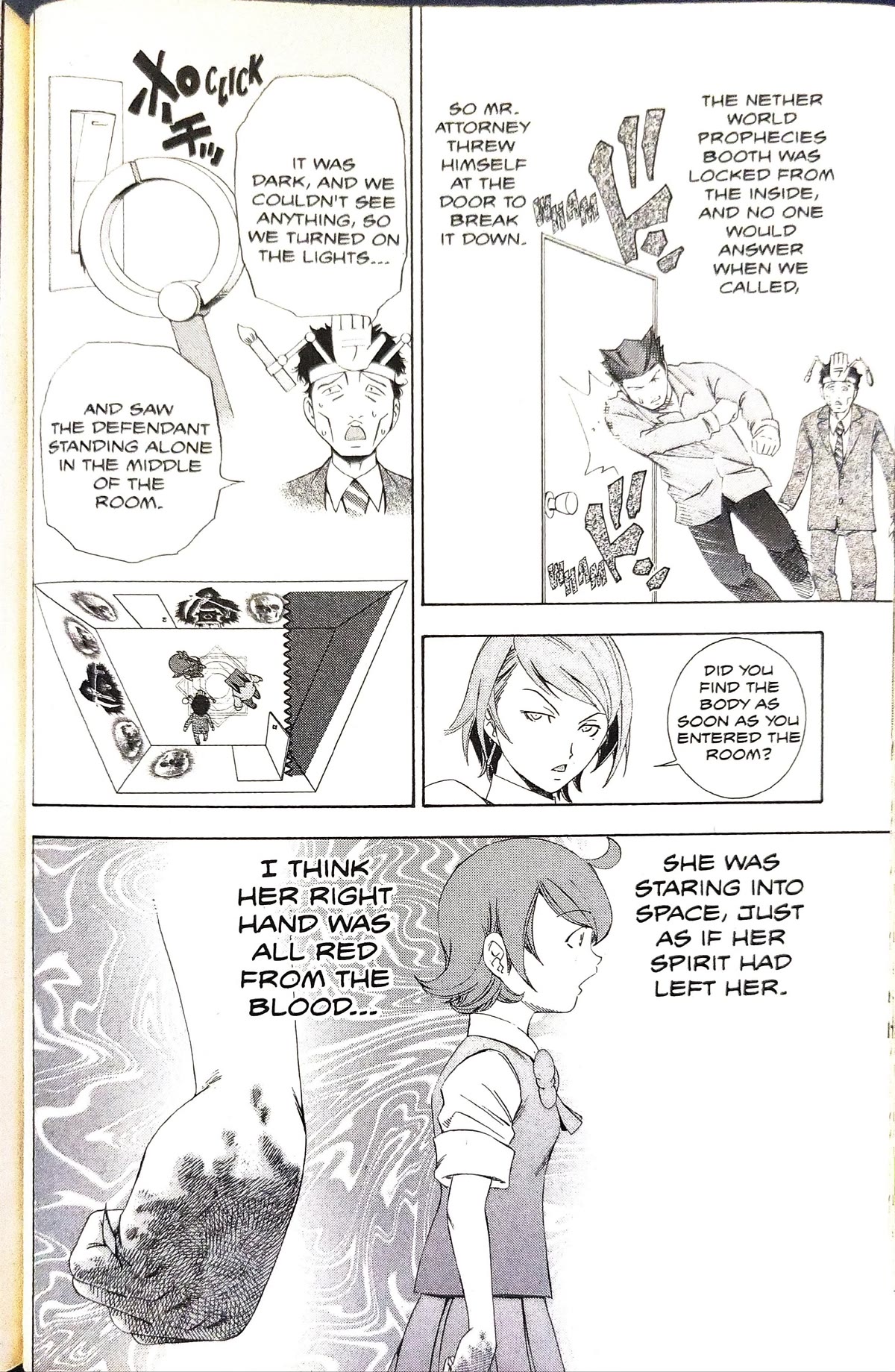 Gyakuten Saiban Chapter 3.8 page 49 - Vol.3 Chapter 8: Turnabout prophecy (2)
