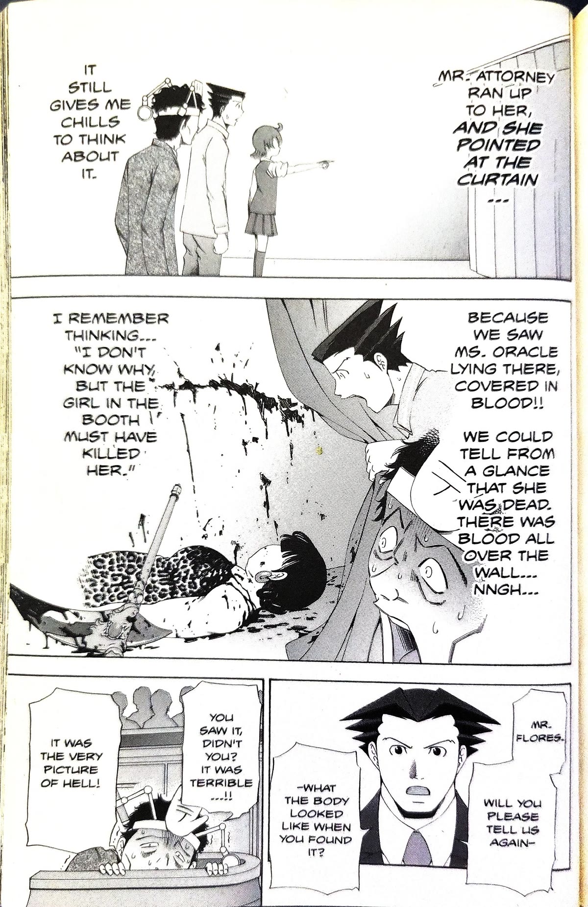 Gyakuten Saiban Chapter 3.8 page 50 - Vol.3 Chapter 8: Turnabout prophecy (2)