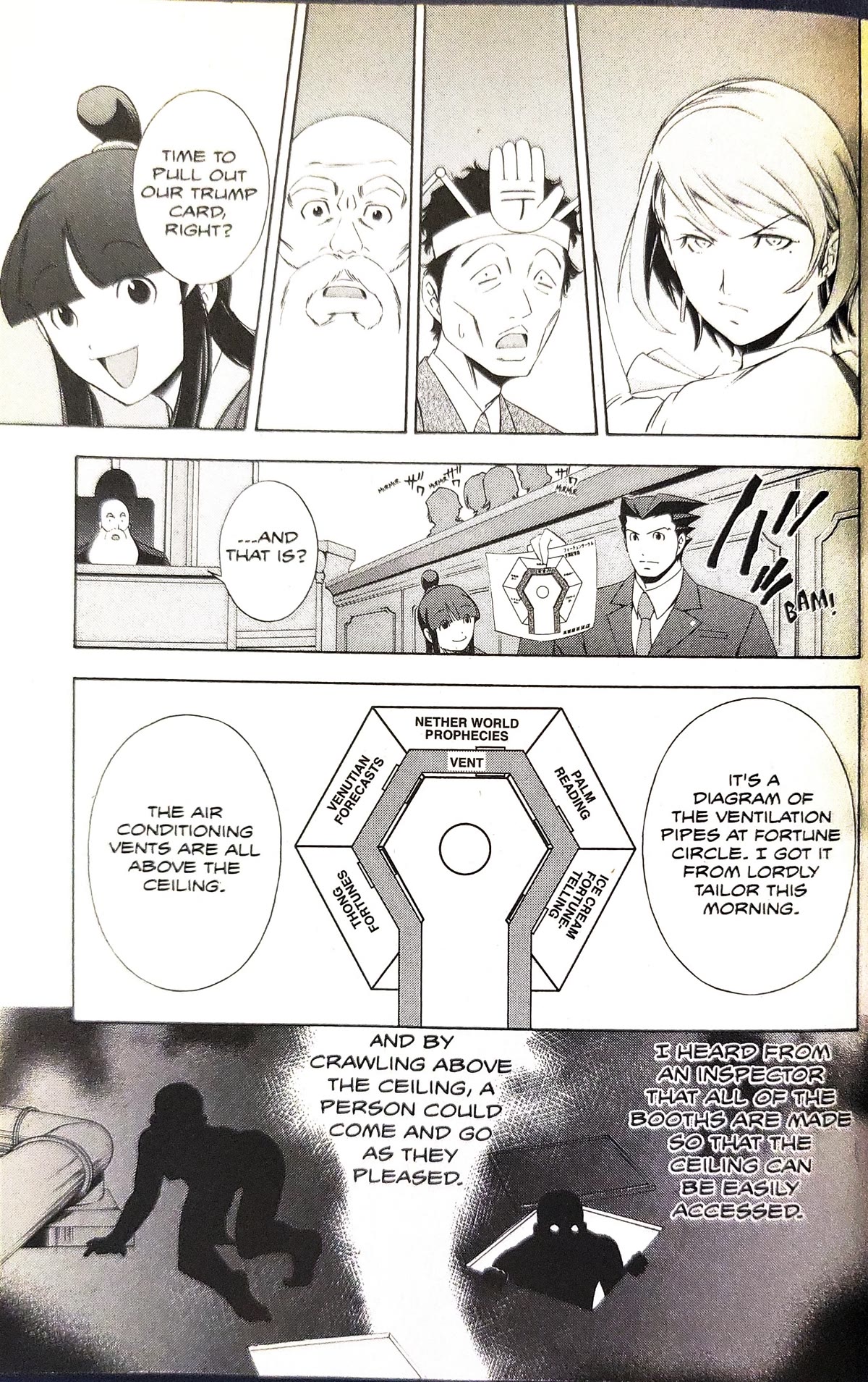 Gyakuten Saiban Chapter 3.8 page 56 - Vol.3 Chapter 8: Turnabout prophecy (2)