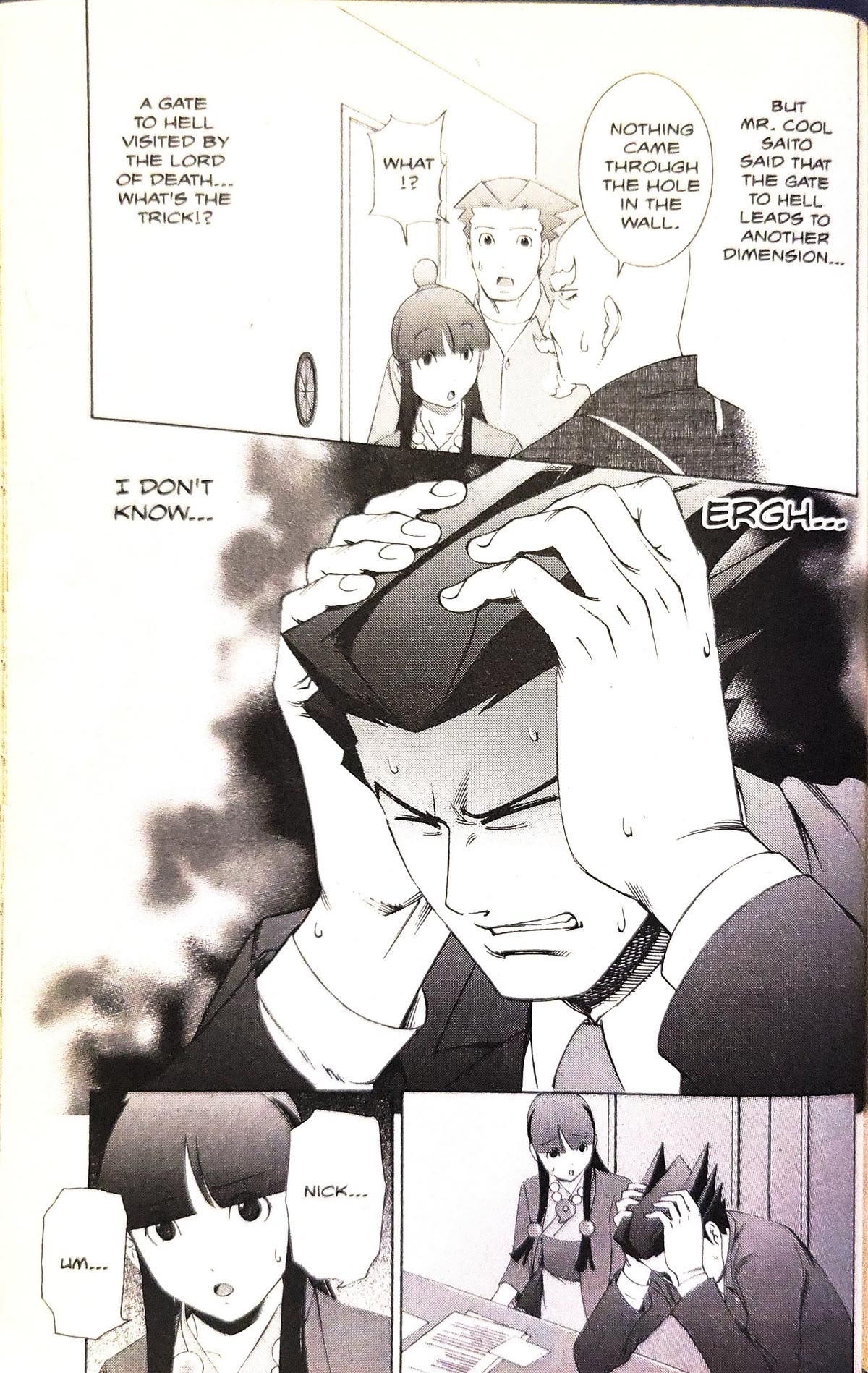Gyakuten Saiban Chapter 3.9 page 14 - Vol.3 Chapter 9: Turnabout prophecy (3)