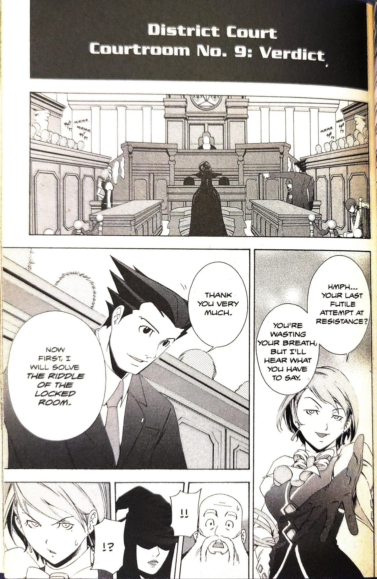 Gyakuten Saiban Chapter 3.9 page 18 - Vol.3 Chapter 9: Turnabout prophecy (3)