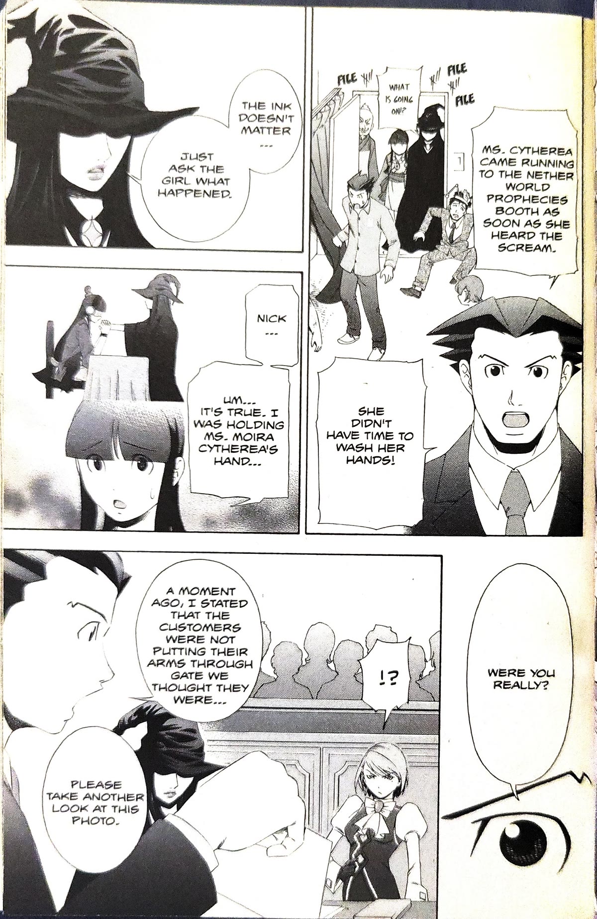 Gyakuten Saiban Chapter 3.9 page 28 - Vol.3 Chapter 9: Turnabout prophecy (3)