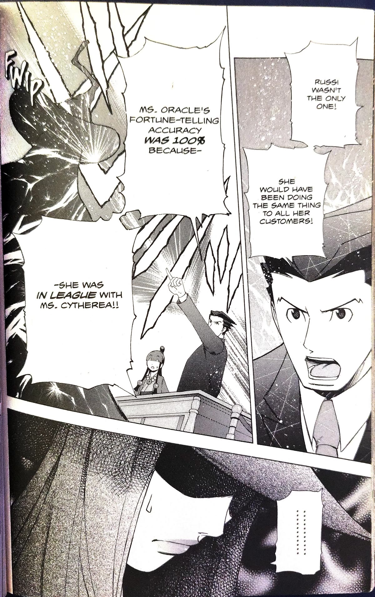 Gyakuten Saiban Chapter 3.9 page 35 - Vol.3 Chapter 9: Turnabout prophecy (3)