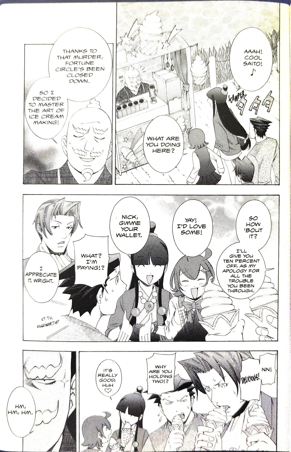 Gyakuten Saiban Chapter 3.9 page 56 - Vol.3 Chapter 9: Turnabout prophecy (3)