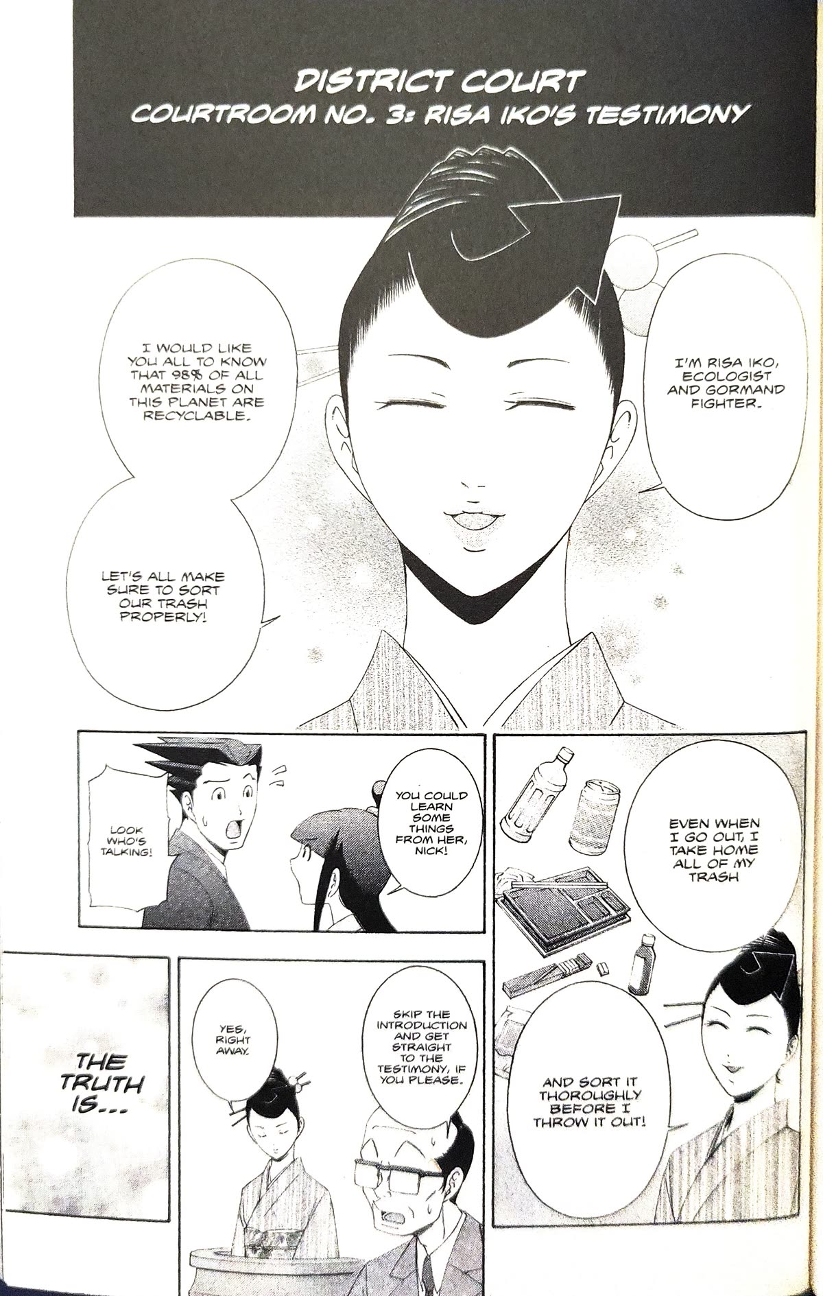 Gyakuten Saiban Chapter 4.12 page 47 - Vol.4 Chapter 12: Turnabout Gurgitation (1)