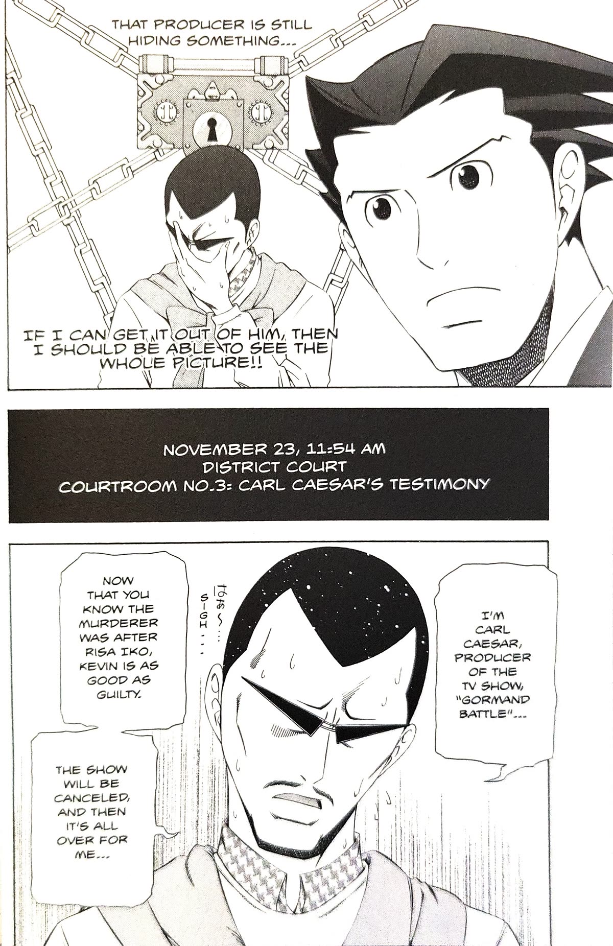 Gyakuten Saiban Chapter 5.13 page 13 - Vol.5 Chapter 13: Turnabout Gurgitation (2)