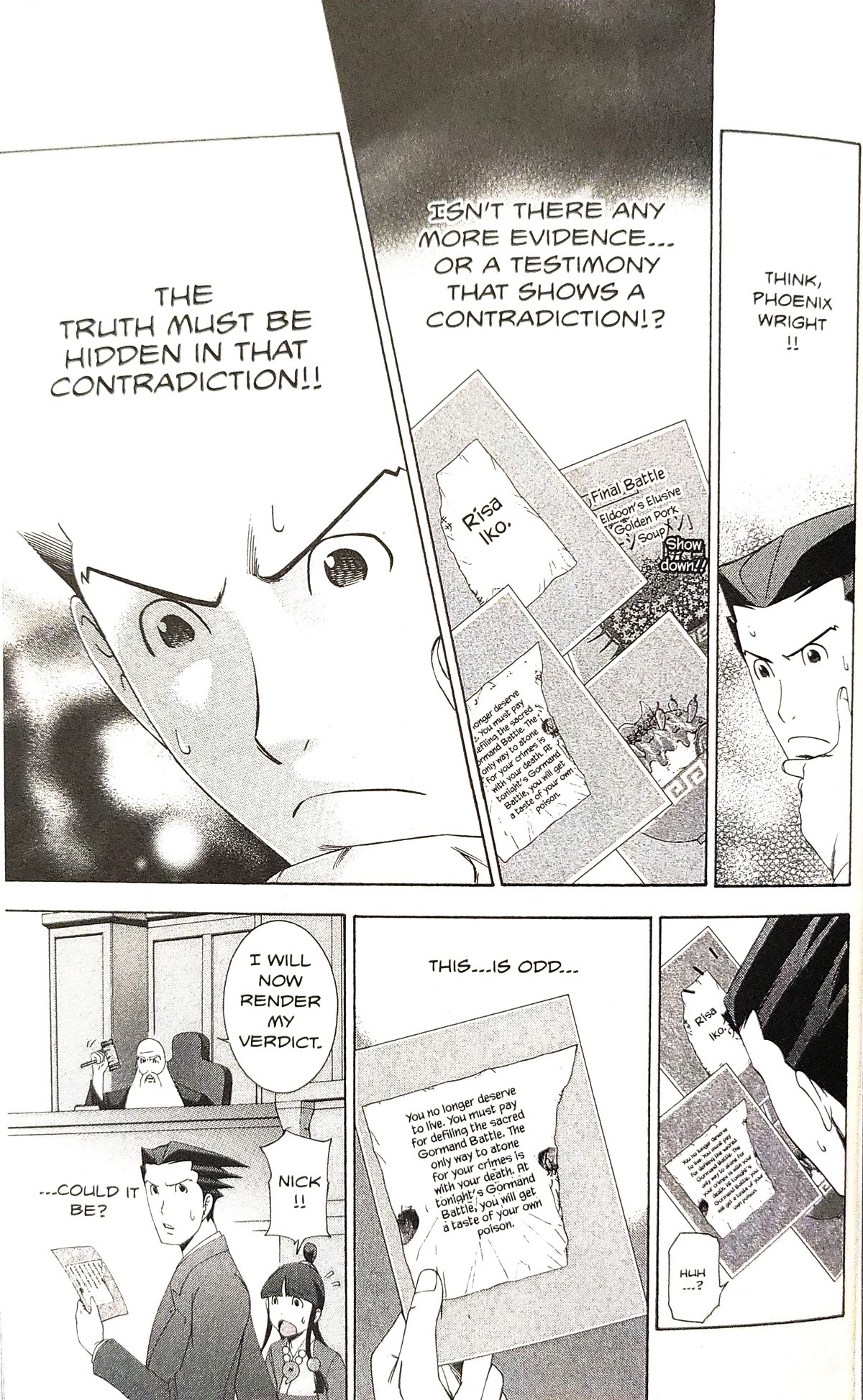 Gyakuten Saiban Chapter 5.13 page 34 - Vol.5 Chapter 13: Turnabout Gurgitation (2)