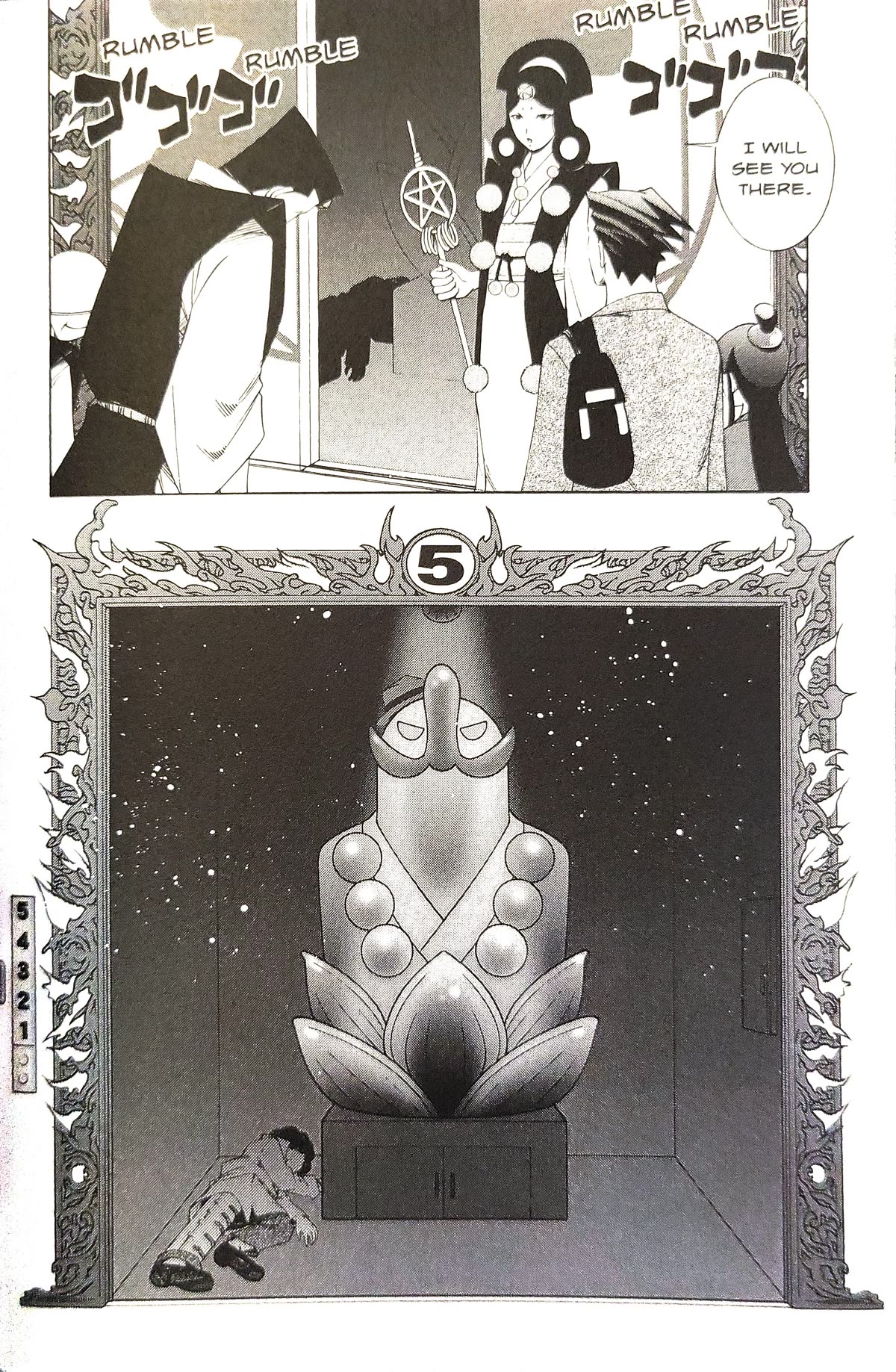 Gyakuten Saiban Chapter 5.14 page 38 - Vol.5 Chapter 14: Turnabout Power vs. Supernatural Power (1)
