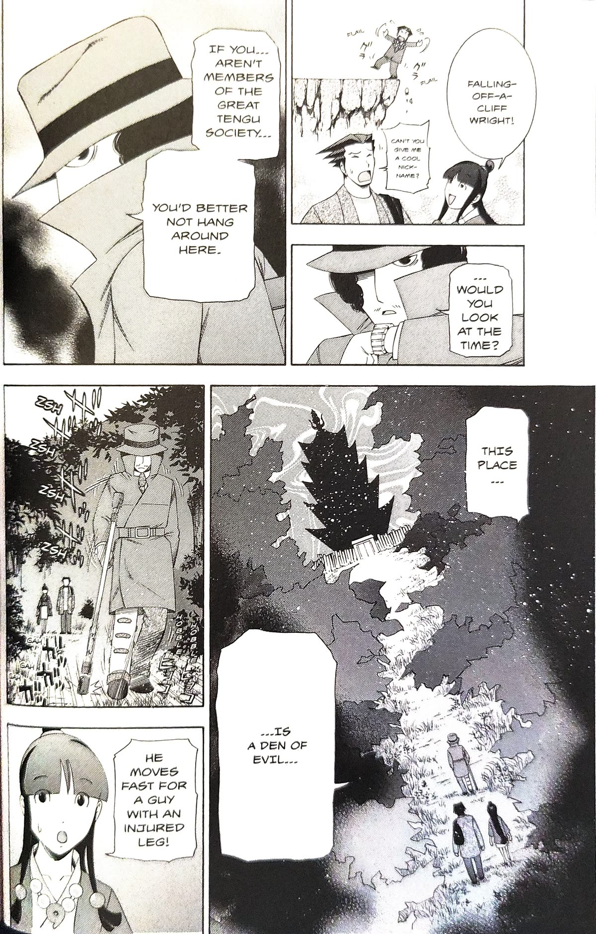 Gyakuten Saiban Chapter 5.14 page 8 - Vol.5 Chapter 14: Turnabout Power vs. Supernatural Power (1)
