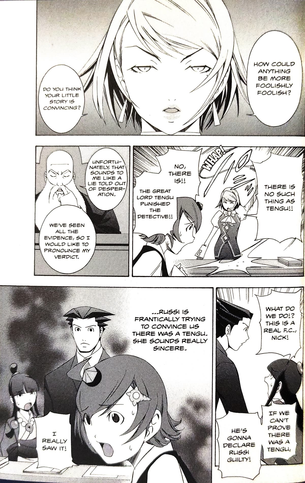 Gyakuten Saiban Chapter 5.15 page 33 - Vol.5 Chapter 15: Turnabout Power vs. Supernatural Power (2) [END]
