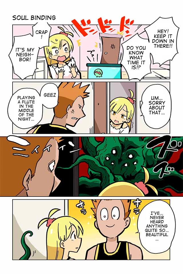 Gyaru and Cthulhu Chapter 3 page 1 - Chapter 3: Soul Binding