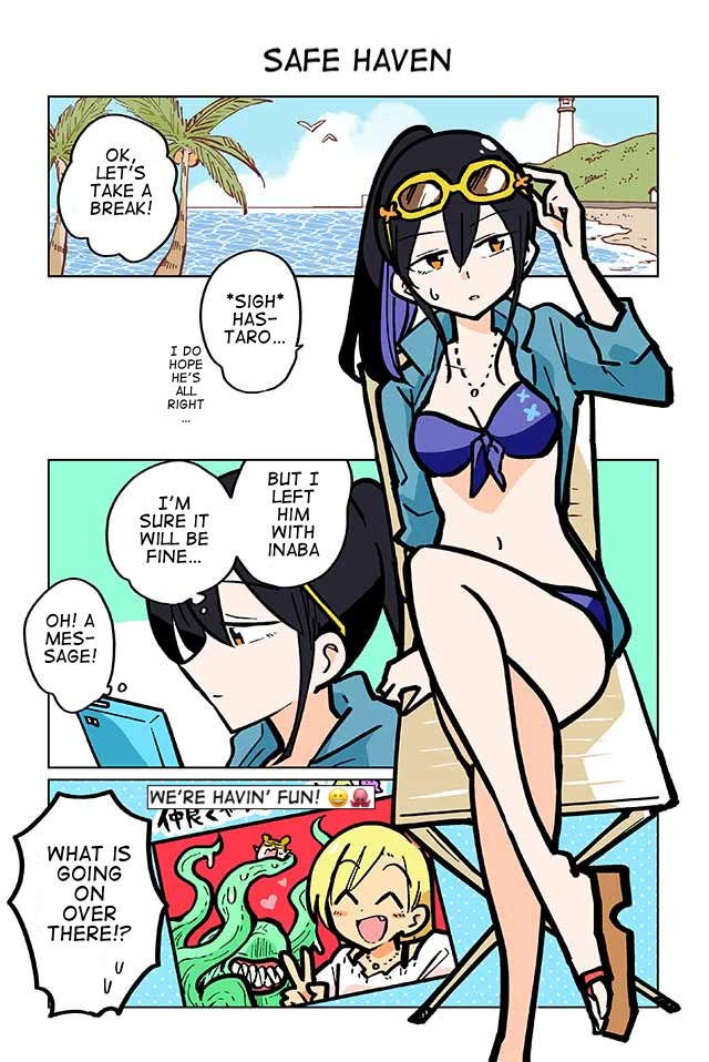 Gyaru and Cthulhu Chapter 38 page 1 - Chapter 38: Safe Haven