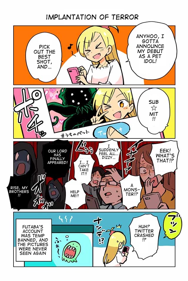 Gyaru and Cthulhu Chapter 4 page 1 - Chapter 4: Implantation of Terror