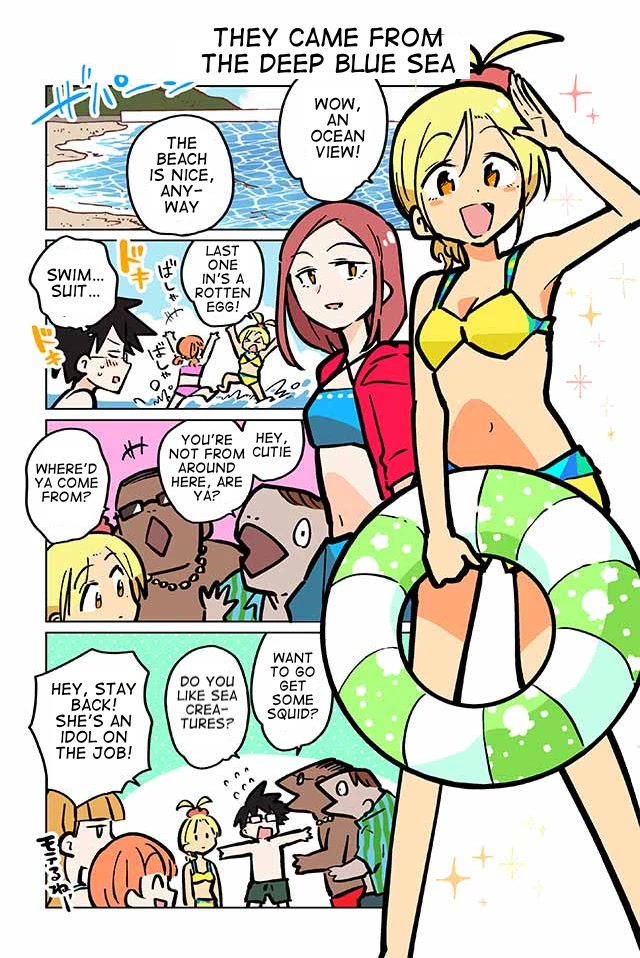 Gyaru and Cthulhu Chapter 50 page 1 - Chapter 50: They Came From the Deep Blue Sea