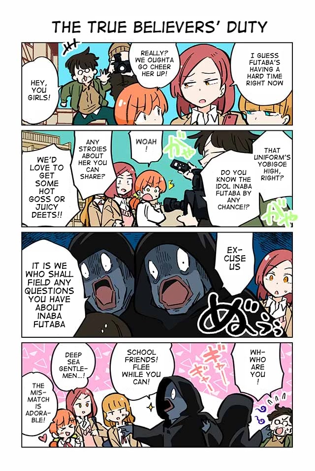 Gyaru and Cthulhu Chapter 87 page 1 - Chapter 87: The True Believers' Duty