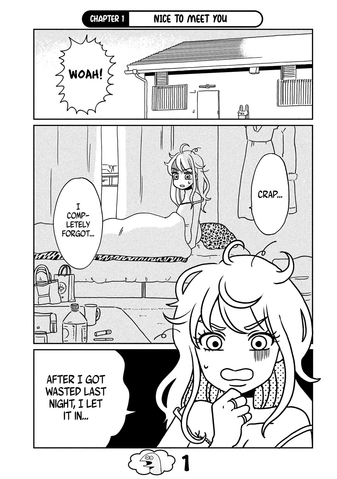 Gyaru and Dinosaur Chapter 1 page 2 - Chapter 1: Nice to Meet You