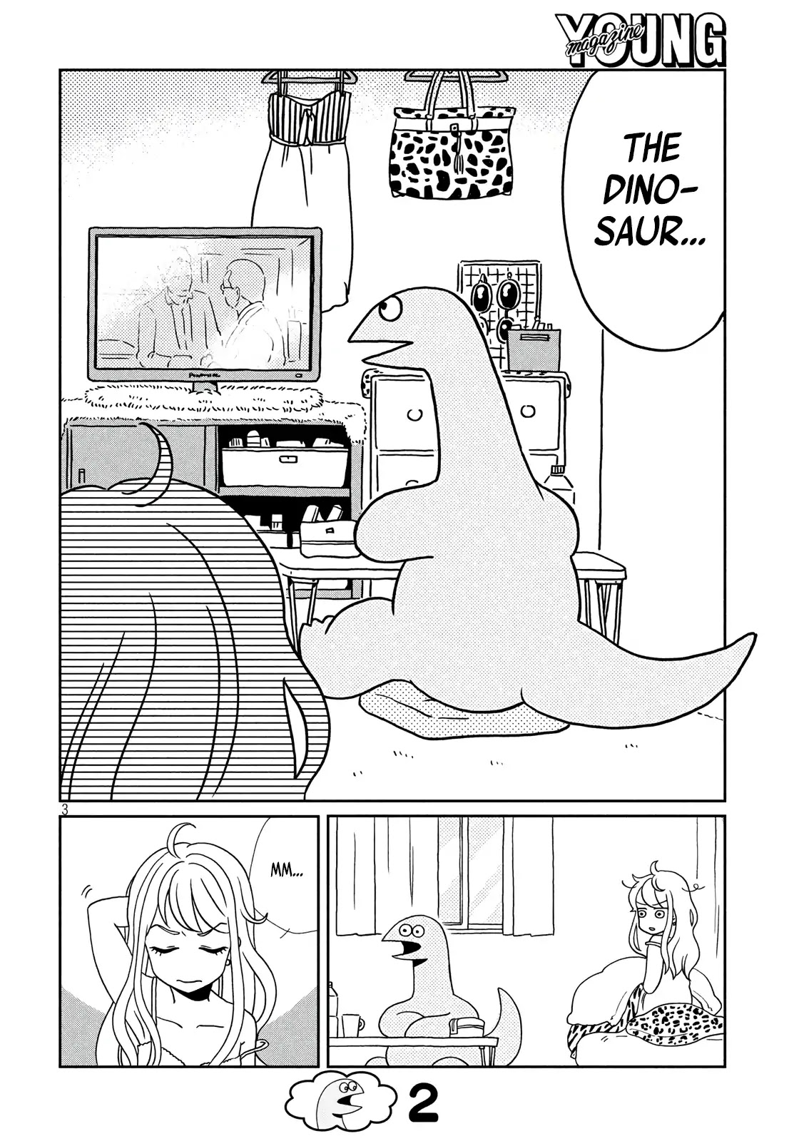 Gyaru and Dinosaur Chapter 1 page 3 - Chapter 1: Nice to Meet You