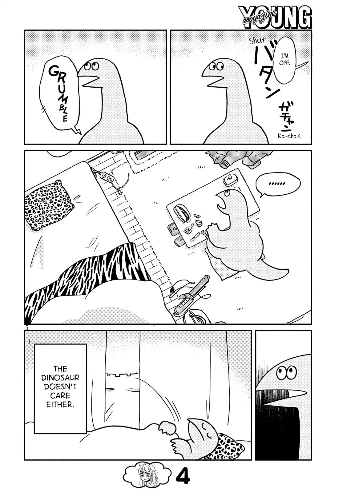 Gyaru and Dinosaur Chapter 1 page 5 - Chapter 1: Nice to Meet You